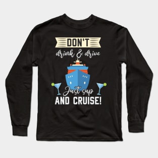 Sup and Cruise Ship cruise liner Long Sleeve T-Shirt